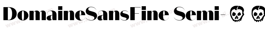 DomaineSansFine Semi字体转换 DomaineSansFine Semi字体转换